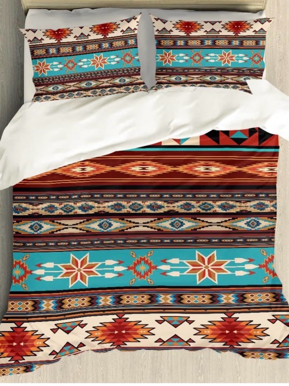 Southwester Bedding Sets for Women Men Duvet Cover Native American Twin